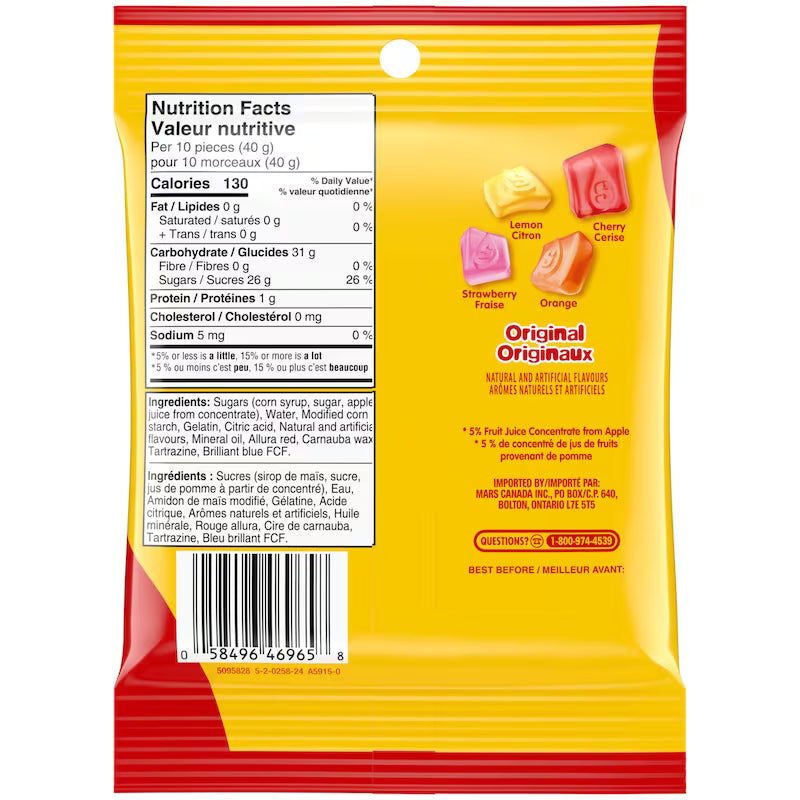 Starburst Gummy Fruit Chews