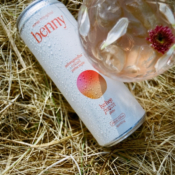 Benny Peach Lychee Yerba Mate Energy Drink