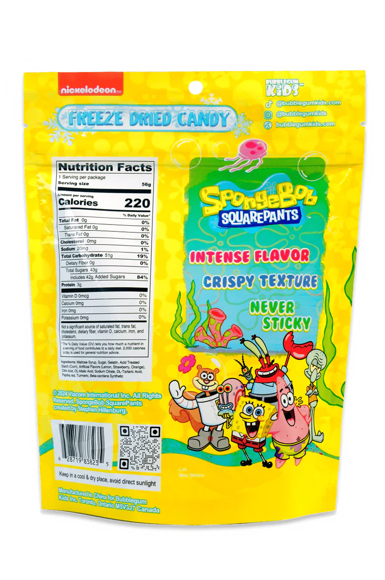 SpongeBob Freeze Dried Puffs