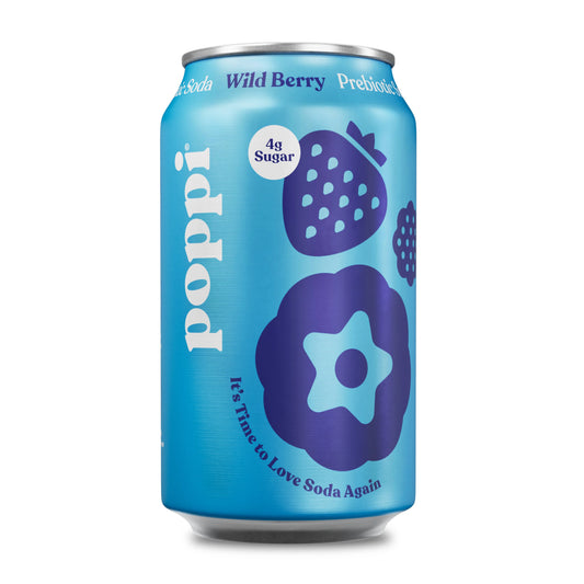 Poppi Wild Berry Can