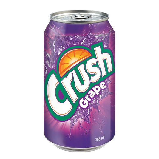Crush Grape Soda Can